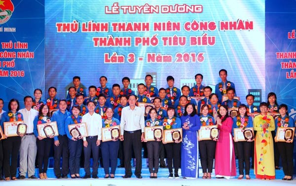 Tuyên dương 40 thủ lĩnh thanh niên công nhân thành phố Hồ Chí Minh  - ảnh 1